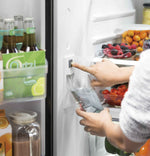GE Fingerprint Resistant Stainlees Steel French-Door Refrigerator (26.7 Cu. Ft.) - GNE27JYMFS
