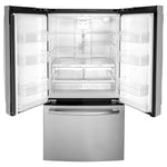 GE Fingerprint Resistant Stainlees Steel French-Door Refrigerator (26.7 Cu. Ft.) - GNE27JYMFS
