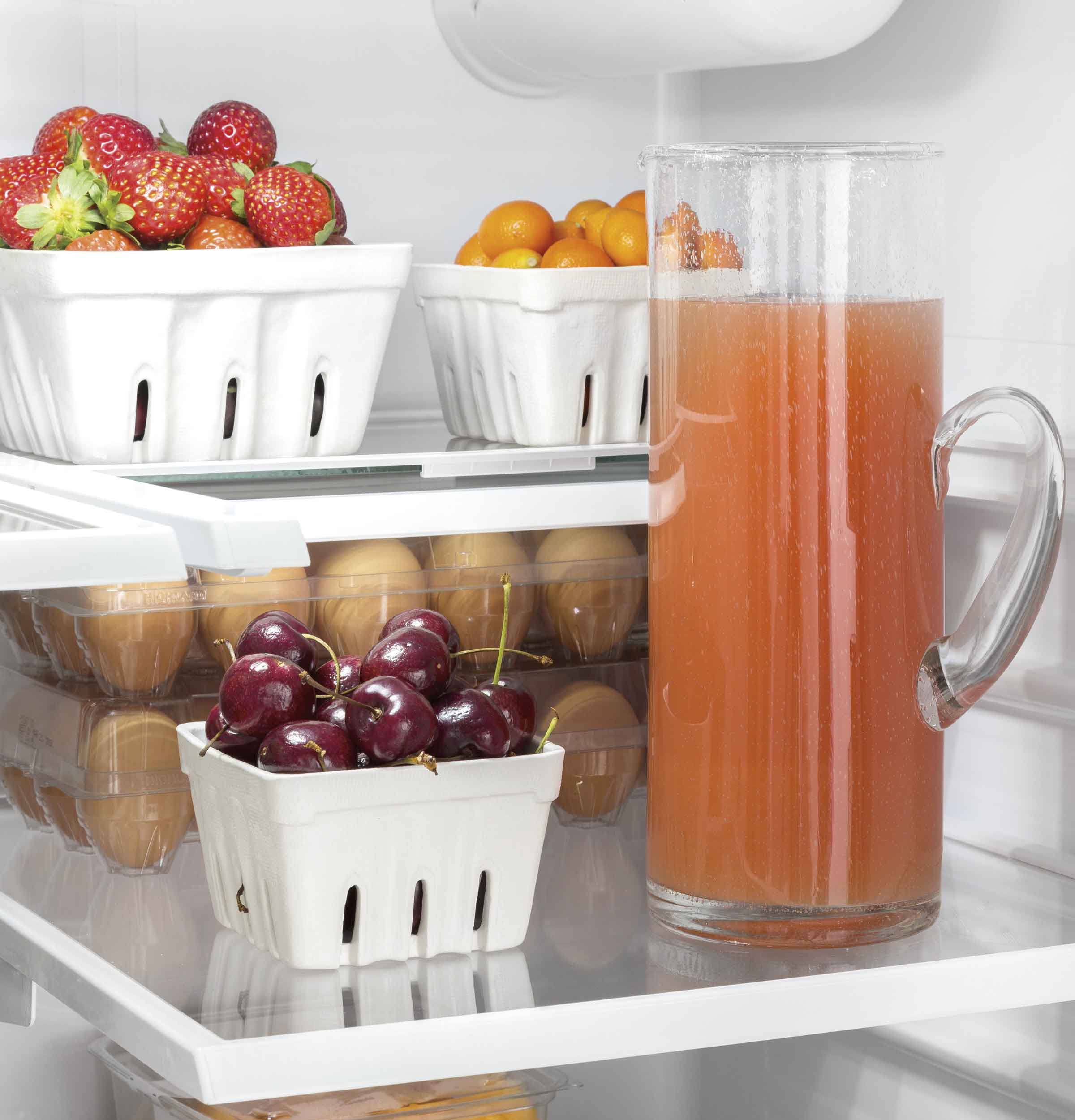 GE Fingerprint Resistant Stainlees Steel French-Door Refrigerator (26.7 Cu. Ft.) - GNE27JYMFS