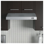 GE Stainless Steel 24" 200 CFM Under-the-Cabinet Hood - JVX3240SJSSC