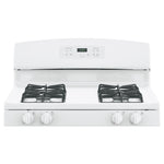 GE White Freestanding Gas Range (5.0 Cu. Ft.) - JCGBS60DEKWW