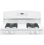 GE White Freestanding Gas Range (5.0 Cu. Ft.) - JCGBS60DEKWW
