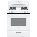 GE White Freestanding Gas Range (5.0 Cu. Ft.) - JCGBS60DEKWW