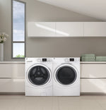 GE White Electric Dryer (7.5 Cu. Ft.) - GFD45ESMMWW