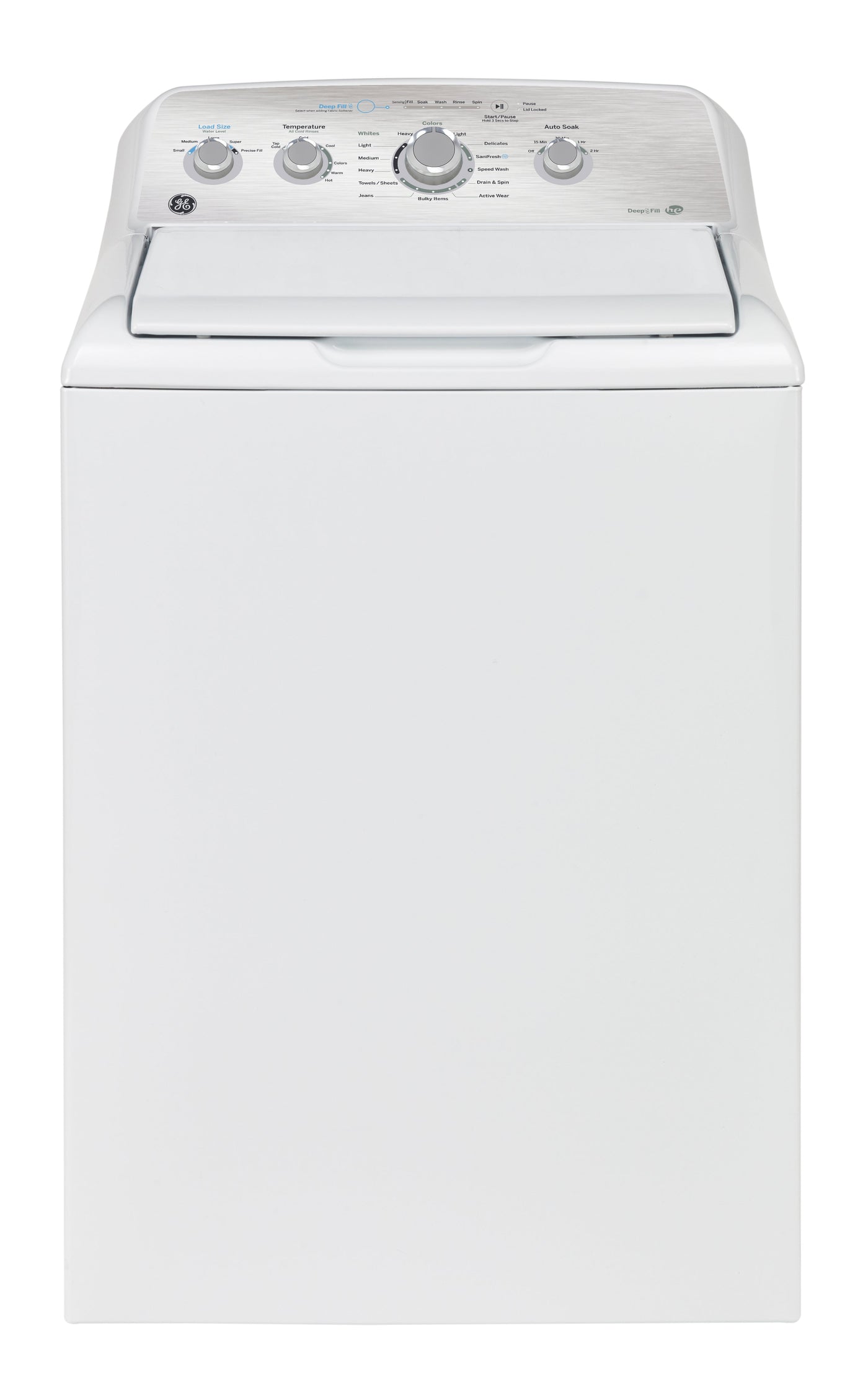 GE White Top-Load Washer (4.9 Cu. Ft.) - GTW451BMRWS