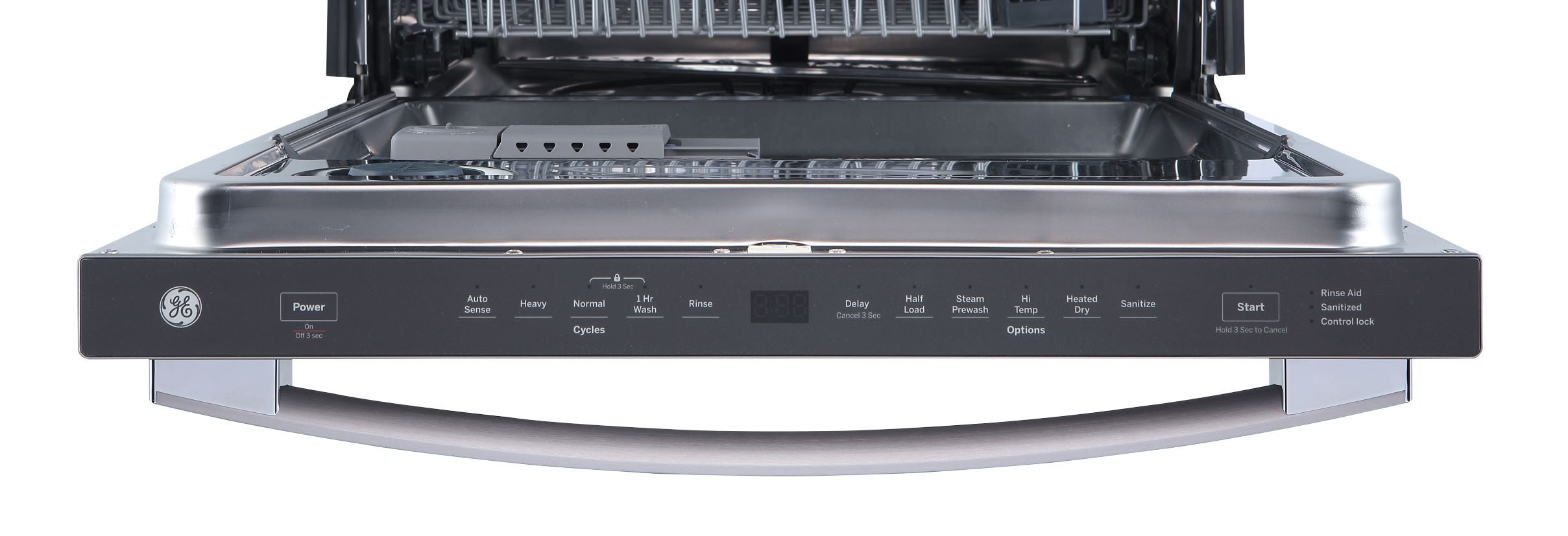 GE Stainless Steel 24" Built-In Top Control Dishwasher - GBT640SSPSS