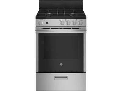 GE 24" Stainless Steel Freestanding Gas Range (2.9 Cu. Ft.) - JCGAS640RMSS