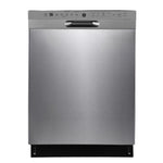 GE Stainless Steel 24" Built-In Front Control Dishwasher - GBF655SSPSS
