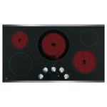 GE Stainless Steel 36" Electric Cooktop - JP3036SLSS
