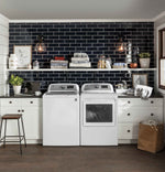 GE White Front Load-Matching Dryer (7.4 Cu.Ft.) - GTD72EBMNWS