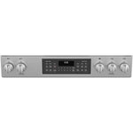 GE Stainless Steel 30" Slide-In Double-Oven Gas Range with Air Fry (6.7 Cu.Ft.) - JCGSS86SPSS