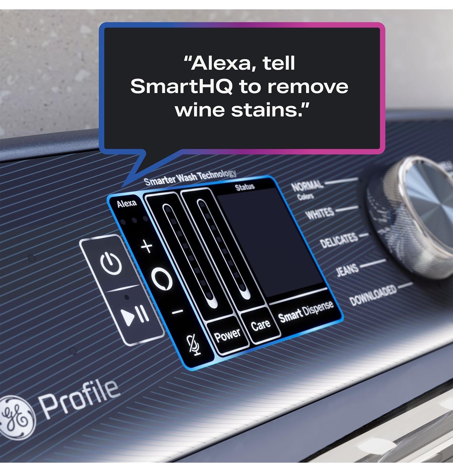 GE Profile Sapphire Blue Top Load Washer with Smarter Wash Technology (6.2 Cu. Ft)- PTW900BPTRS