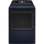GE Profile Sapphire Blue Smart Electric Dryer with Fabric Refresh (7.3 Cu. Ft)- PTD90EBMTRS