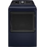 GE Profile Sapphire Blue Smart Electric Dryer with Fabric Refresh (7.3 Cu. Ft)- PTD90EBMTRS