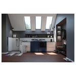 GE Profile Sapphire Blue Smart Electric Dryer with Fabric Refresh (7.3 Cu. Ft)- PTD90EBMTRS