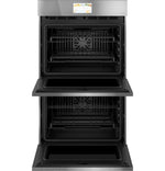 Café Platinum Glass 30in Smart Convection Double Wall Oven (10.0 Cu Ft)- CTD90DM2NS5