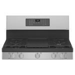 GE Profile Fingerprint Resistant Stainless Steel 30" Smart Freestanding Gas Range with Air Fry (5.6 Cu.Ft.) - PCGB935YPFS