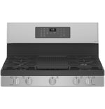 GE Profile Fingerprint Resistant Stainless Steel 30" Smart Freestanding Gas Range with Air Fry (5.6 Cu.Ft.) - PCGB935YPFS