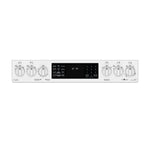GE Profile White Slide-In Electric Convection Range with Air Fry (6.3 Cu. Ft.) - PCS940DMWW