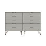 Nuuk 10-Drawer Double Dresser - Off White