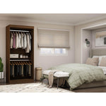 Oulu 36" Open Hanging Wardrobe - Brown