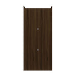 Oulu 36" Open Hanging Wardrobe - Brown