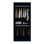 Oulu 36" Open Hanging Wardrobe - Midnight Blue