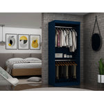 Oulu 36" Open Hanging Wardrobe - Midnight Blue