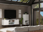Applesham 63" TV Stand - White