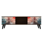 Derbent 62.5" TV Stand - Red/Blue
