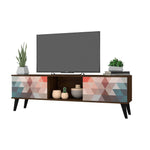 Derbent 62.5" TV Stand - Red/Blue