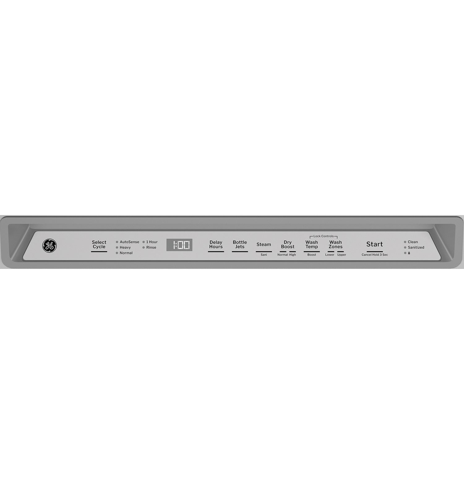 GE 24" Fingerprint Resistant Stainless Steel Dishwasher with Stainless Steel Interior and Third Rack- GDF650SYVFS
