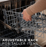 GE 24" Fingerprint Resistant Stainless Steel Dishwasher with Stainless Steel Interior and Third Rack- GDF650SYVFS
