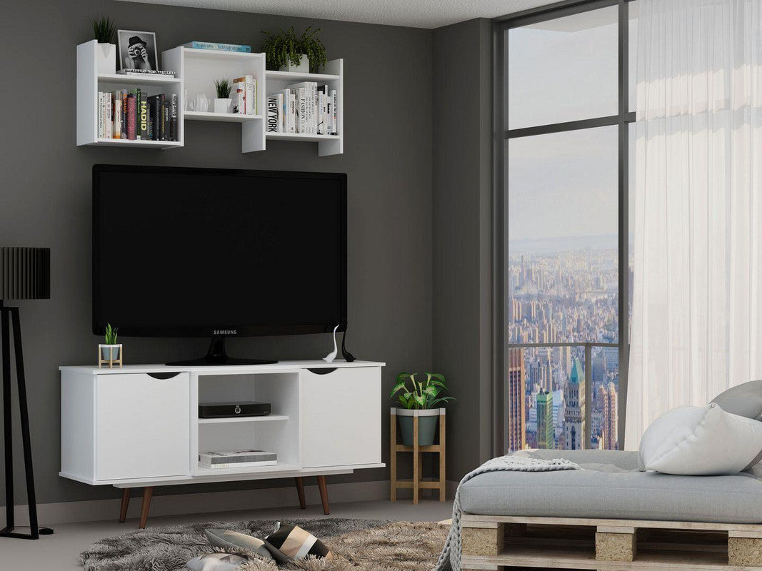 Applesham 54" TV Stand - White