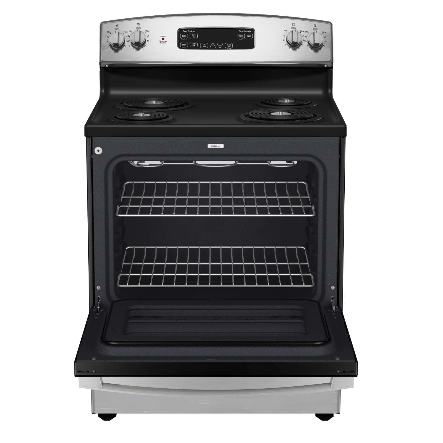 GE 30" Stainless Steel Freestanding Electric Range ( 5.0 Cu. Ft) - JCBS350SVSS