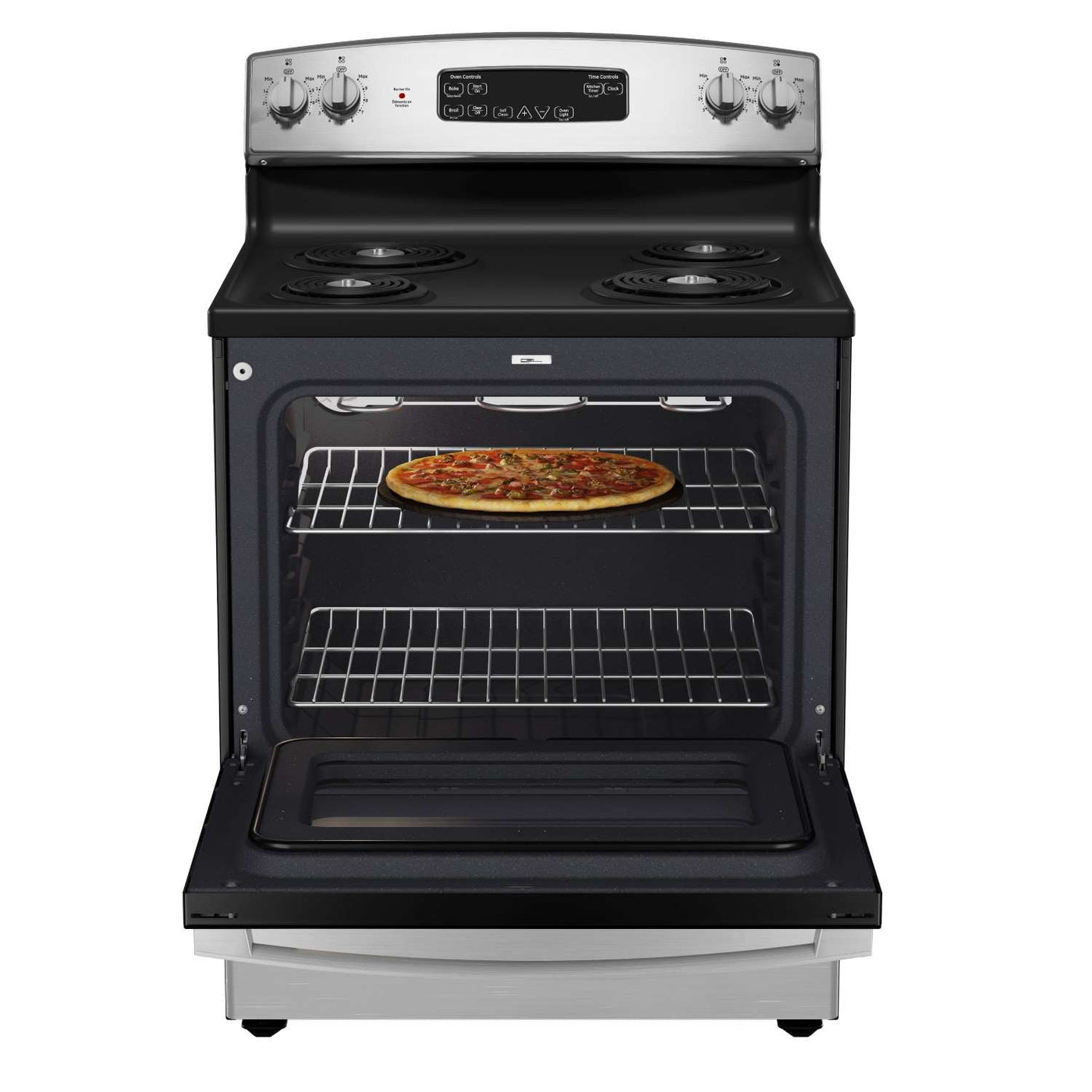 GE 30" Stainless Steel Freestanding Electric Range ( 5.0 Cu. Ft) - JCBS350SVSS