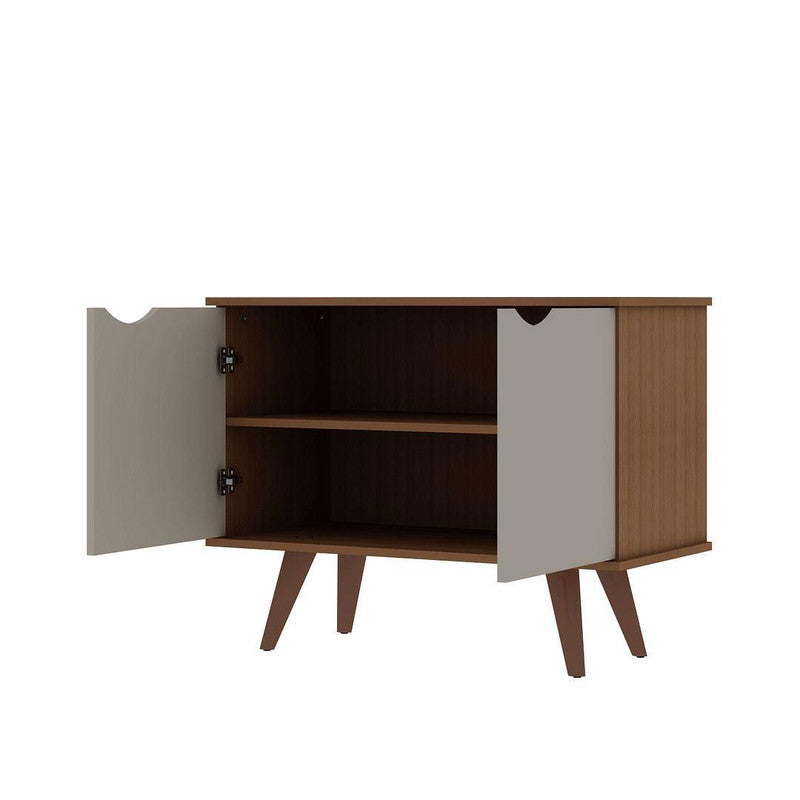 Applesham Accent Cabinet - Off White/Maple Cream