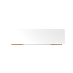 Aketi 53" TV Stand - White Gloss/Maple Cream