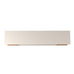 Aketi 70" TV Stand - Off White/ Maple Cream