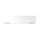 Aketi 70" TV Stand - White/Maple Cream
