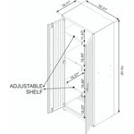 Maximus Tall Garage Cabinet - Charcoal Grey