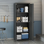 Maximus Tall Garage Cabinet - Charcoal Grey