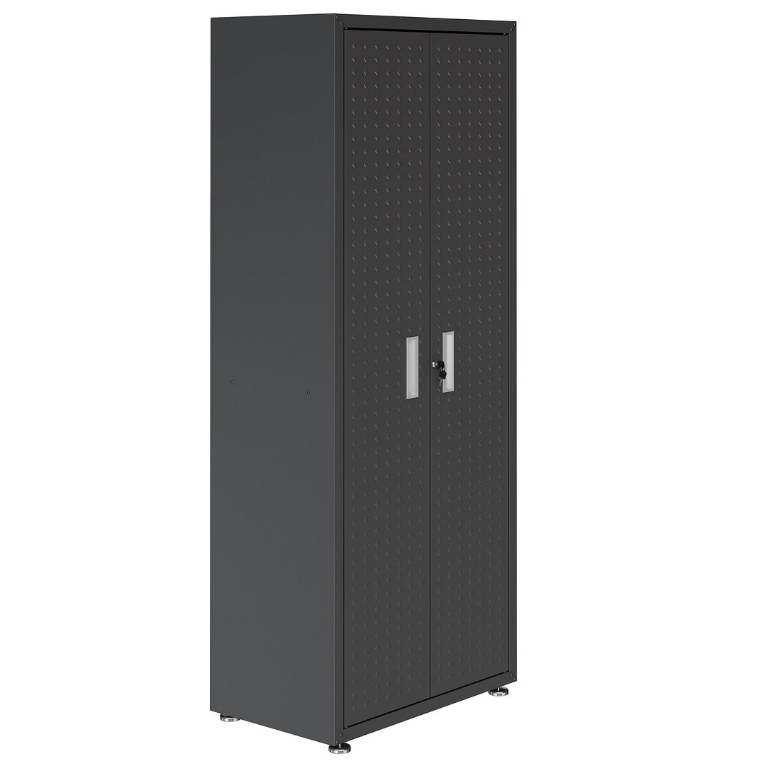 Maximus Tall Garage Cabinet - Charcoal Grey