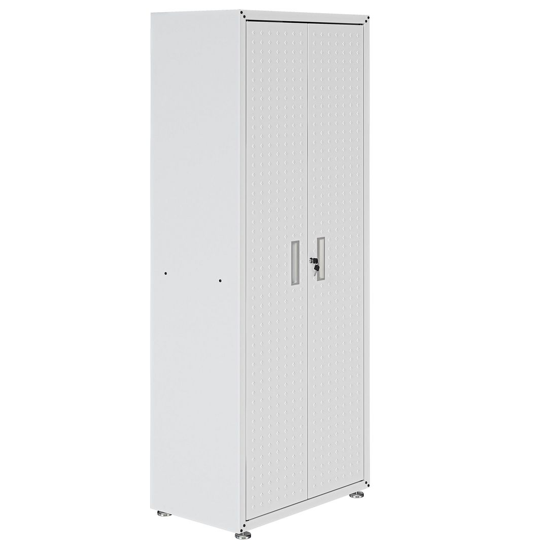 Maximus Tall Garage Cabinet - White