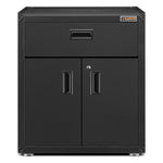 Ready-to-assemble 3/4-door Modular Gearbox - Hammered Granite Storage Solution