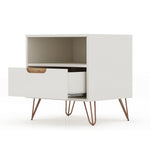 Nuuk I Night Table Set of 2 - Off White/Nature