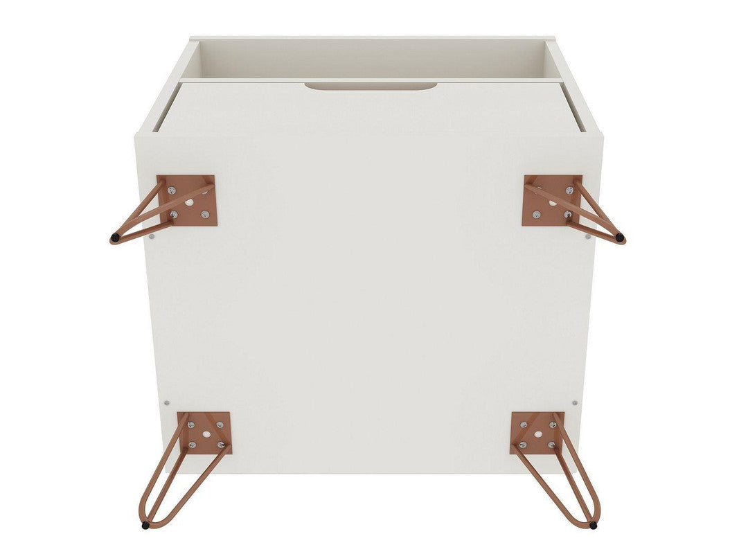 Nuuk I Night Table Set of 2 - Off White/Nature