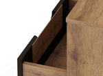 Nuuk I Night Table Set of 2 - Nature/Textured Grey