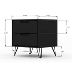Nuuk II Night Table Set of 2 - Black
