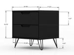 Nuuk II Night Table Set of 2 - Black
